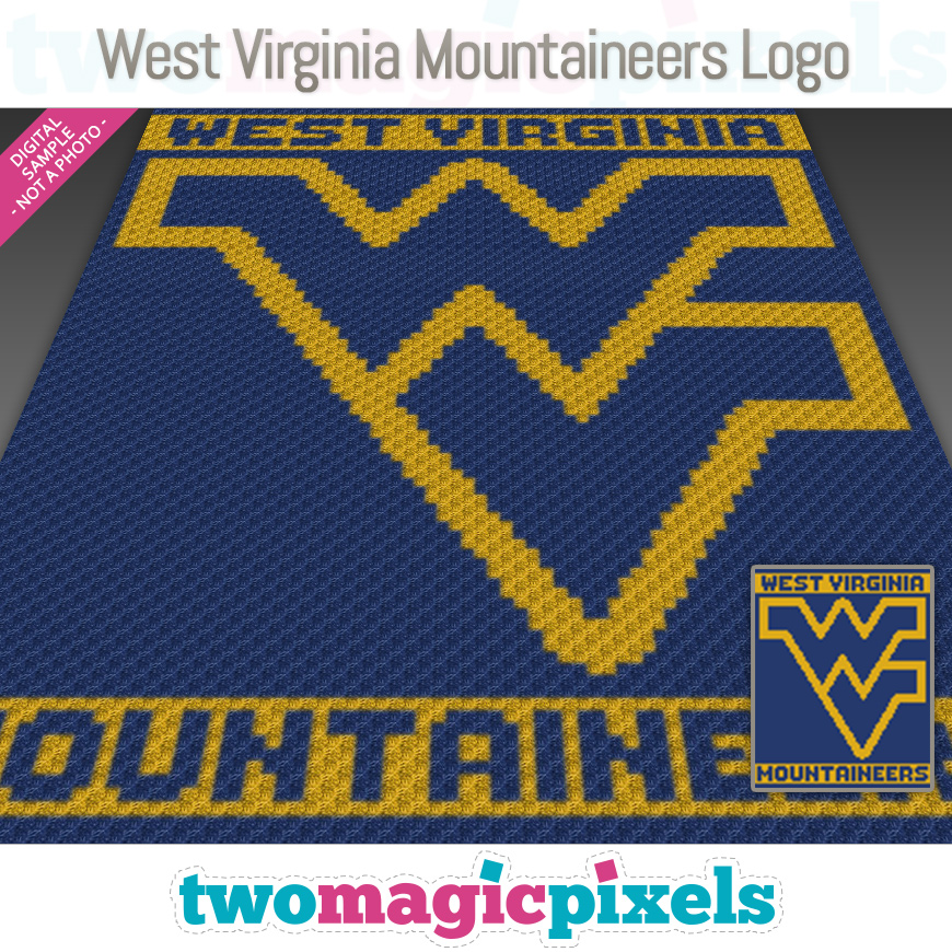 West Virginia Mountaineers Logo by Two Magic Pixels