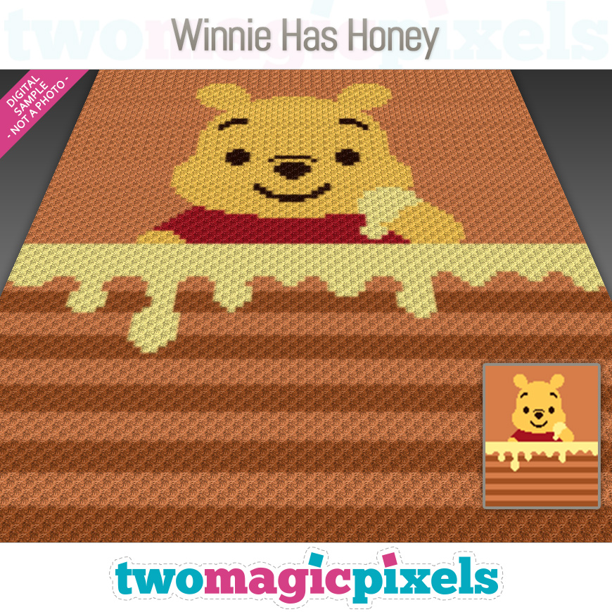 Winnie Has Honey by Two Magic Pixels
