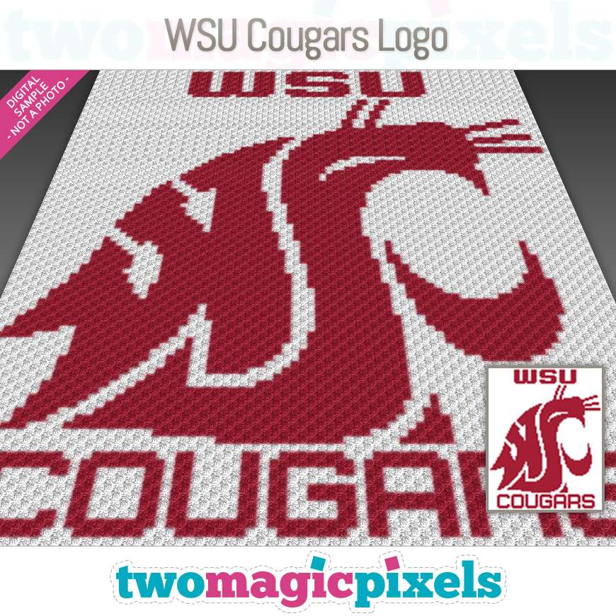 WSU Cougars Logo by Two Magic Pixels