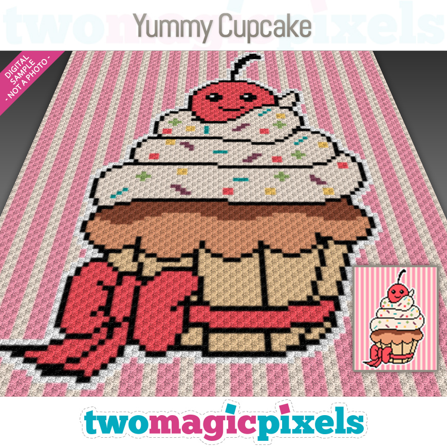 Yummy Cupcake by Two Magic Pixels