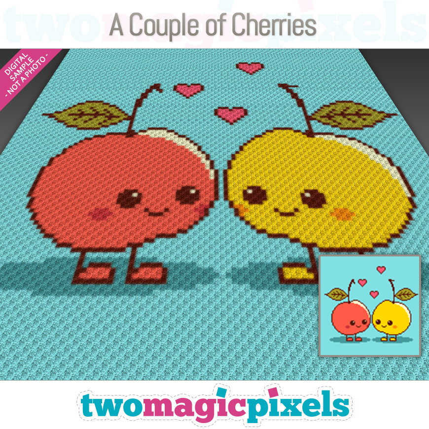 A Couple of Cherries by Two Magic Pixels
