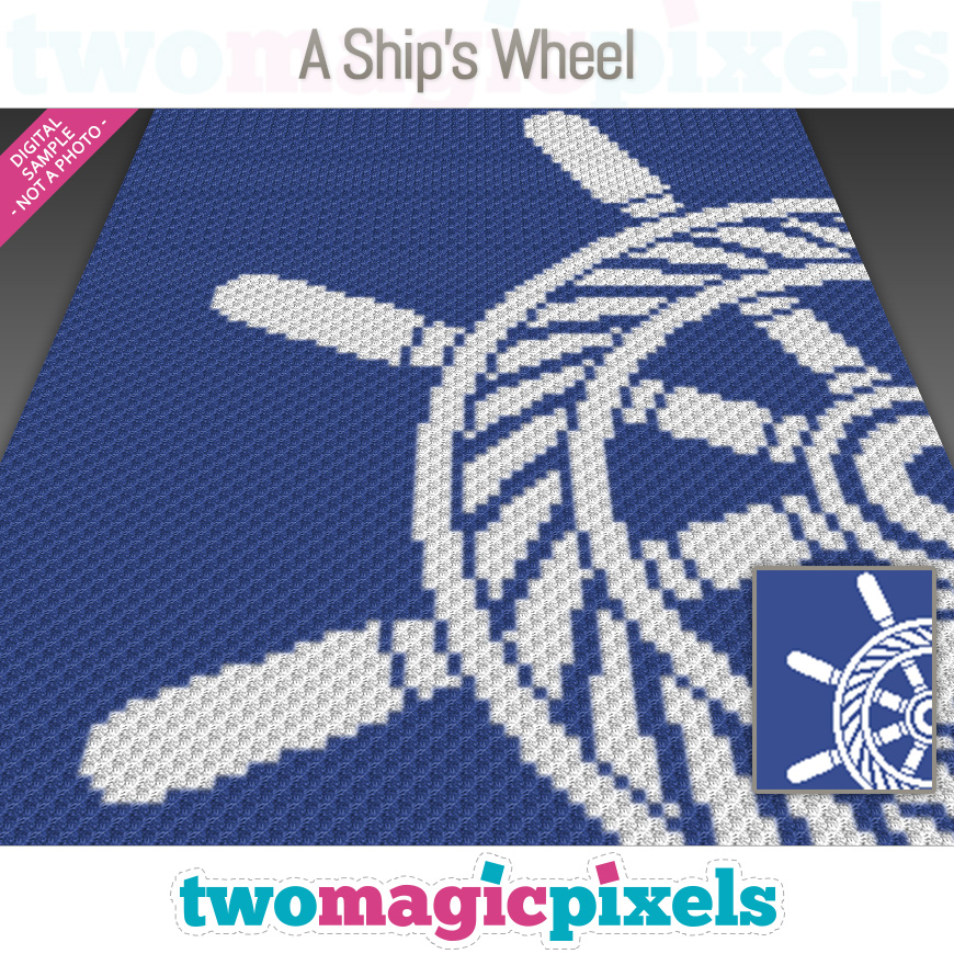 A Ship's Wheel by Two Magic Pixels