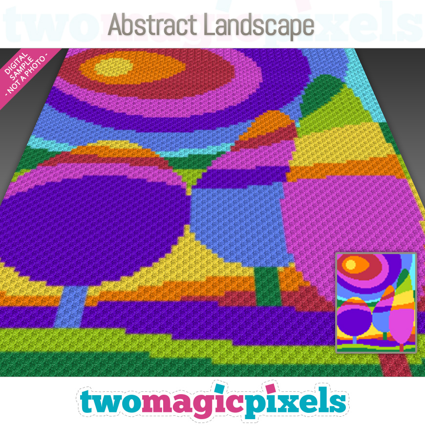 Abstract Landscape by Two Magic Pixels