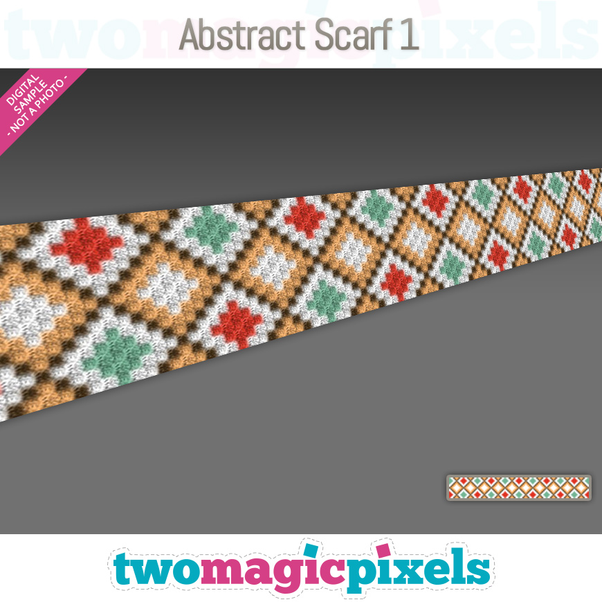 Abstract Scarf 1 by Two Magic Pixels