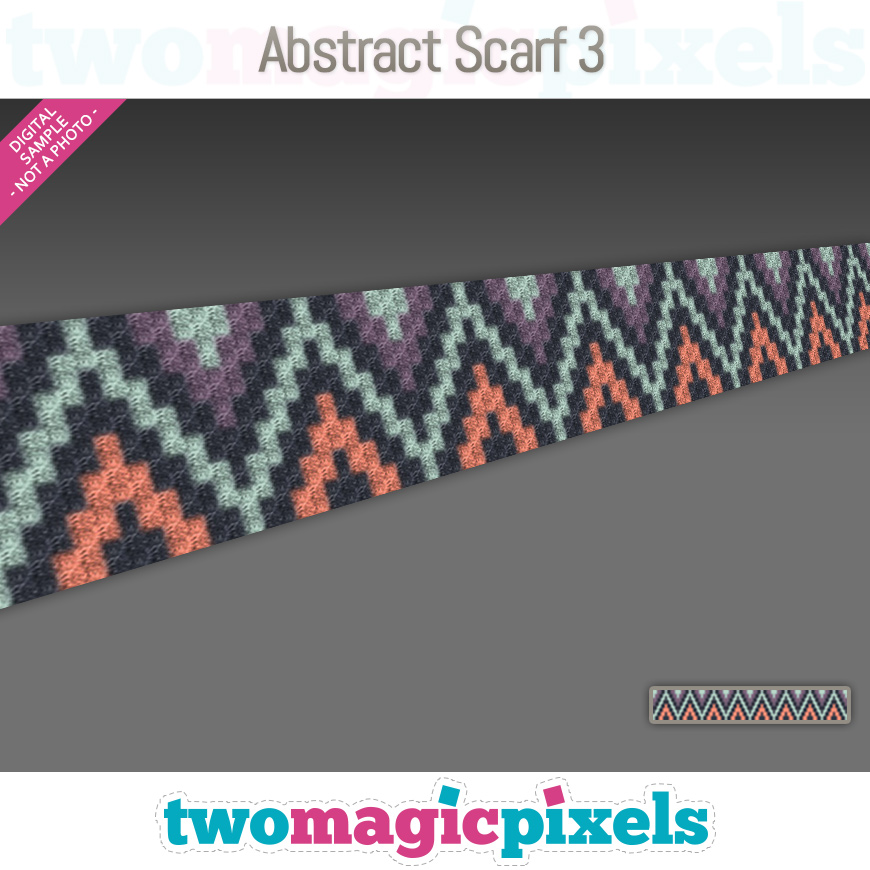 Abstract Scarf 3 by Two Magic Pixels