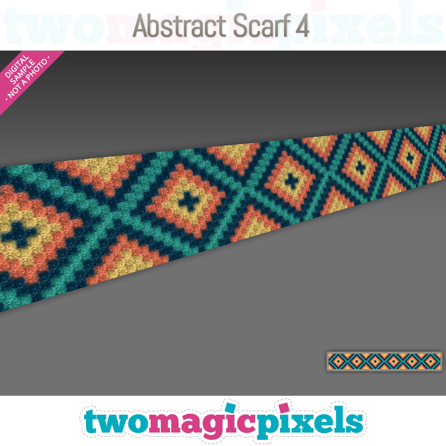 Abstract Scarf 4 by Two Magic Pixels