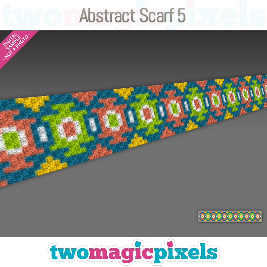 Abstract Scarf 5 by Two Magic Pixels