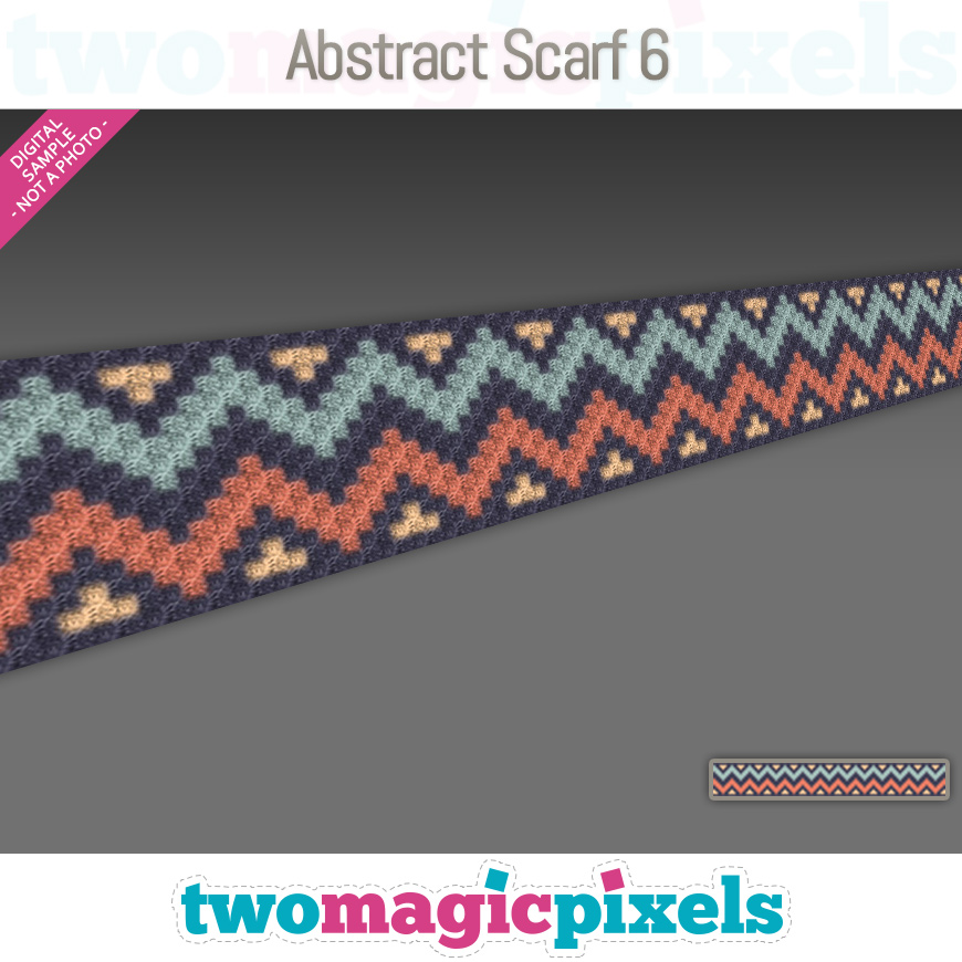 Abstract Scarf 6 by Two Magic Pixels