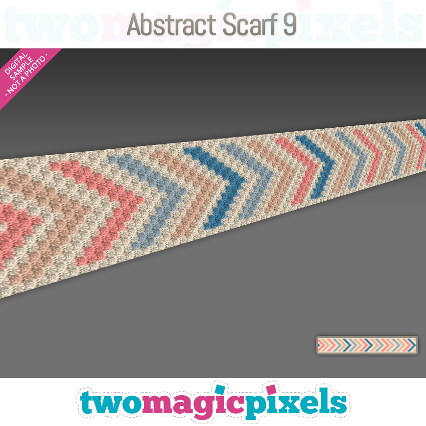 Abstract Scarf 9 by Two Magic Pixels