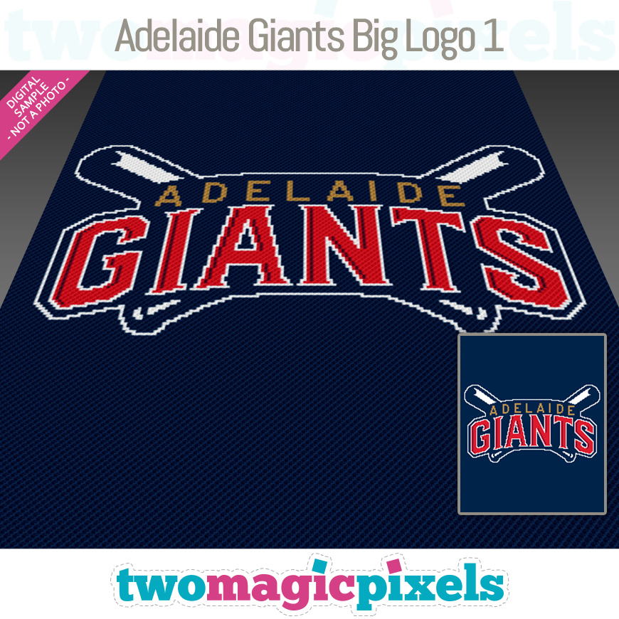 Adelaide Giants Big Logo 1 by Two Magic Pixels