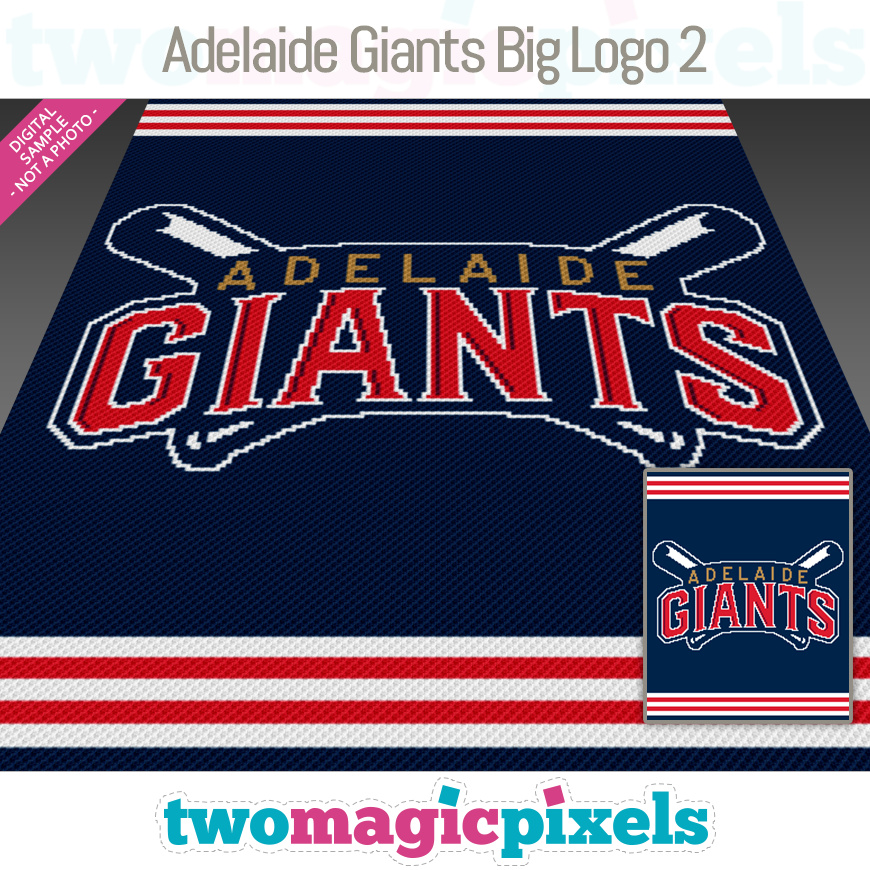 Adelaide Giants Big Logo 2 by Two Magic Pixels