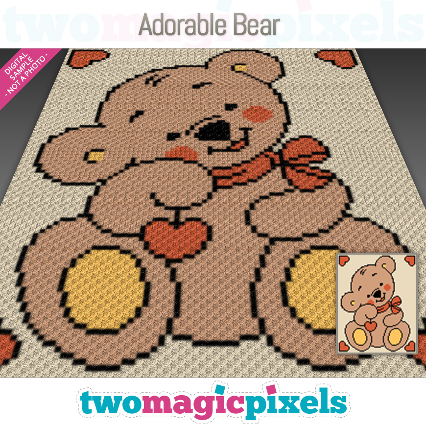 Adorable Bear by Two Magic Pixels