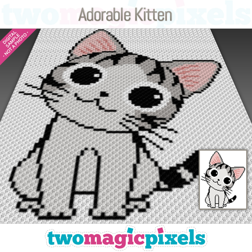 Adorable Kitten by Two Magic Pixels
