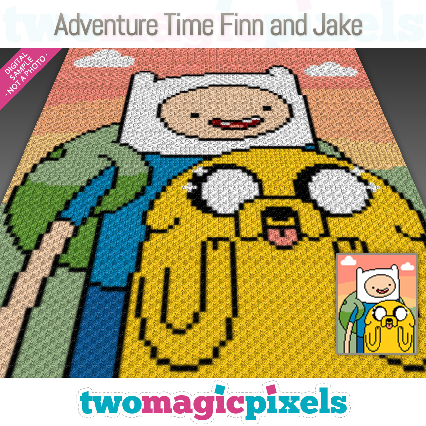 Adventure Time Finn and Jake by Two Magic Pixels