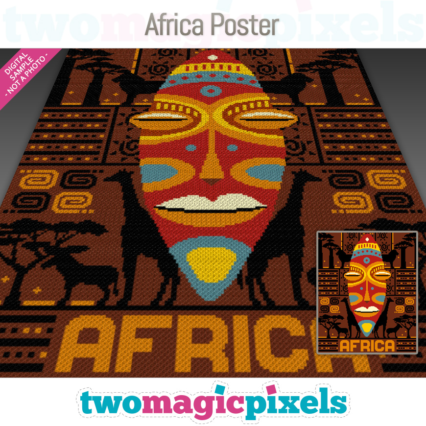 Africa Poster by Two Magic Pixels