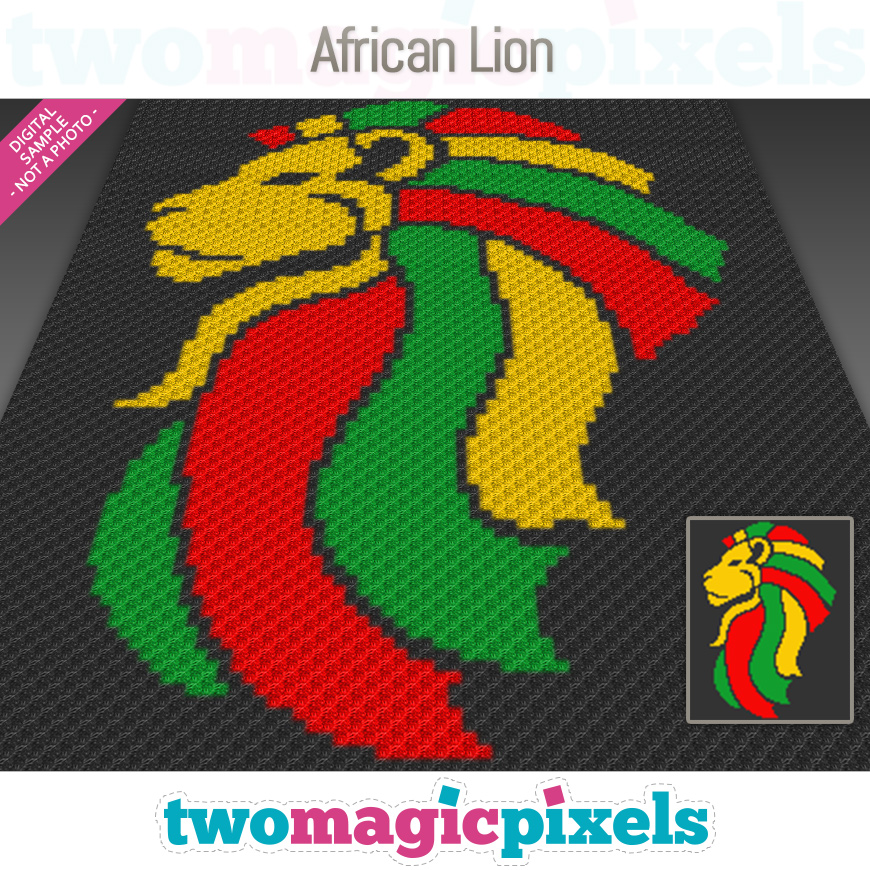 African Lion by Two Magic Pixels