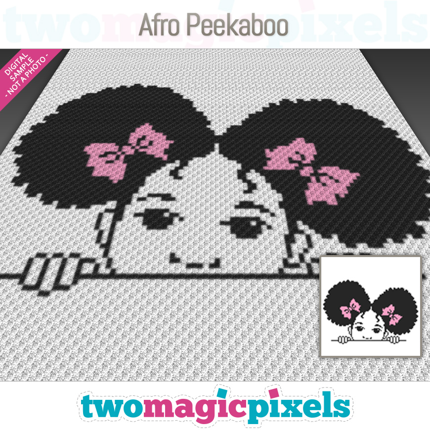 Afro Peekaboo by Two Magic Pixels
