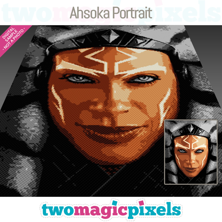 Ahsoka Portrait by Two Magic Pixels
