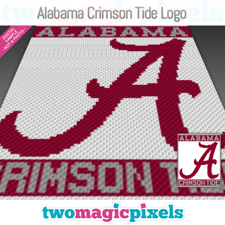 Alabama Crimson Tide Logo by Two Magic Pixels