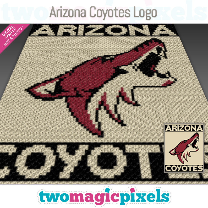 Arizona Coyotes Logo by Two Magic Pixels