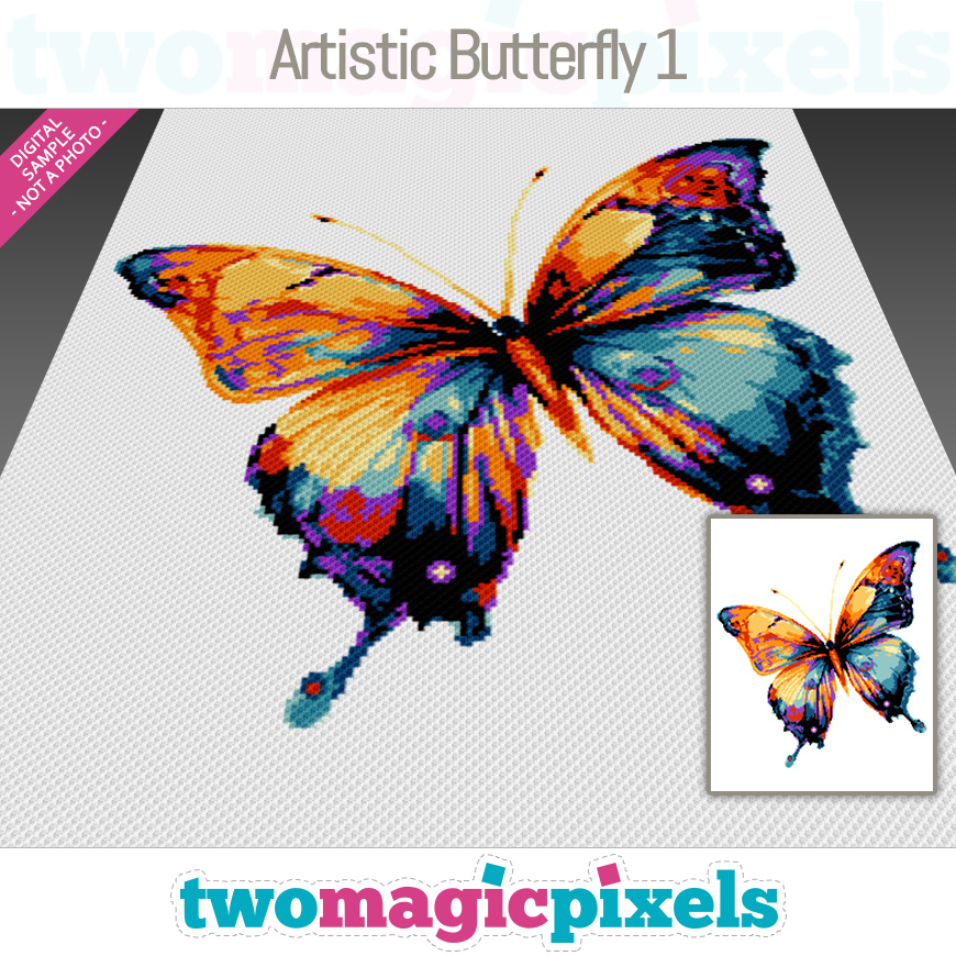 Artistic Butterfly 1 by Two Magic Pixels