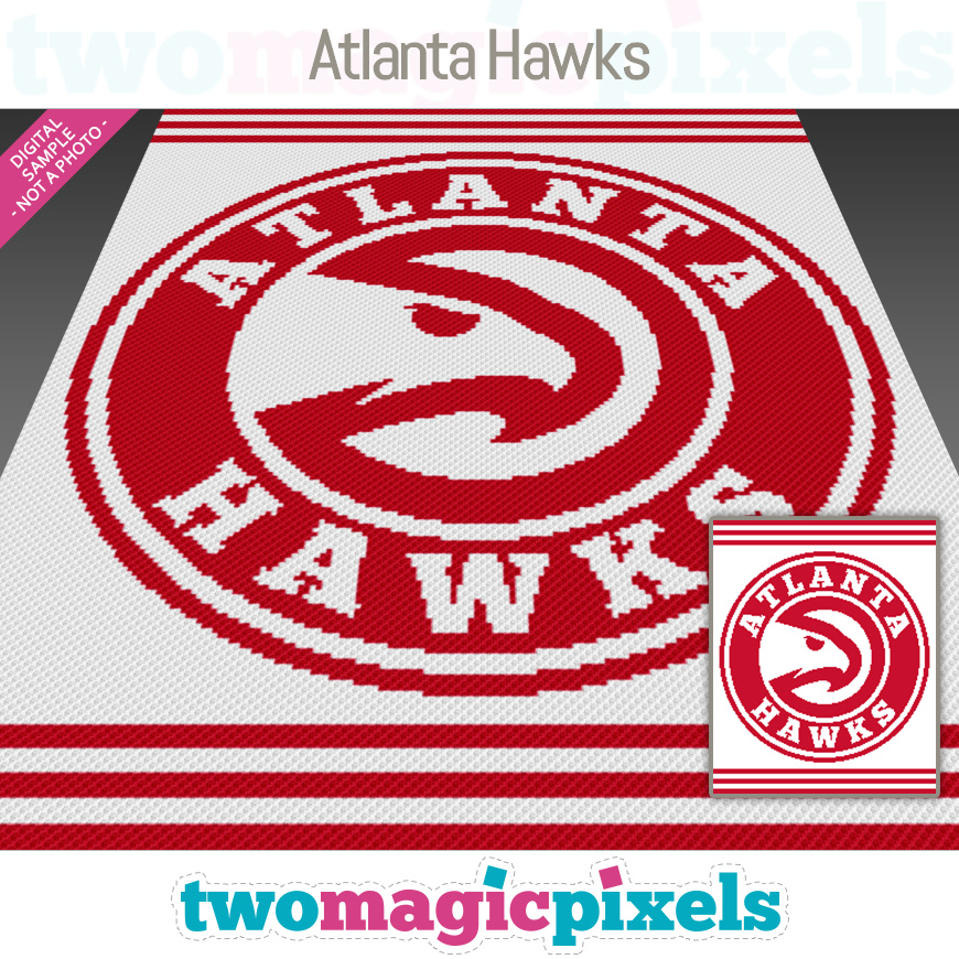 Atlanta Hawks by Two Magic Pixels