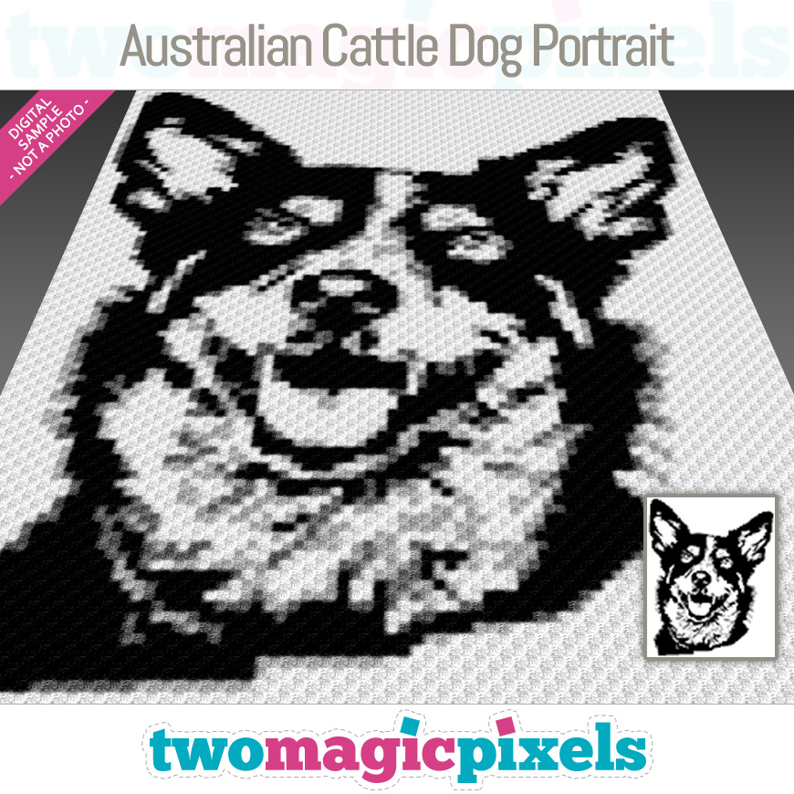Australian Cattle Dog by Two Magic Pixels