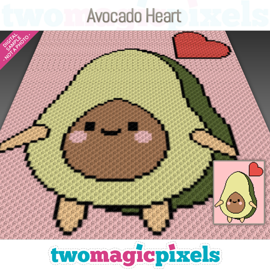 Avocado Heart by Two Magic Pixels Avocado Heart by Two Magic Pixels