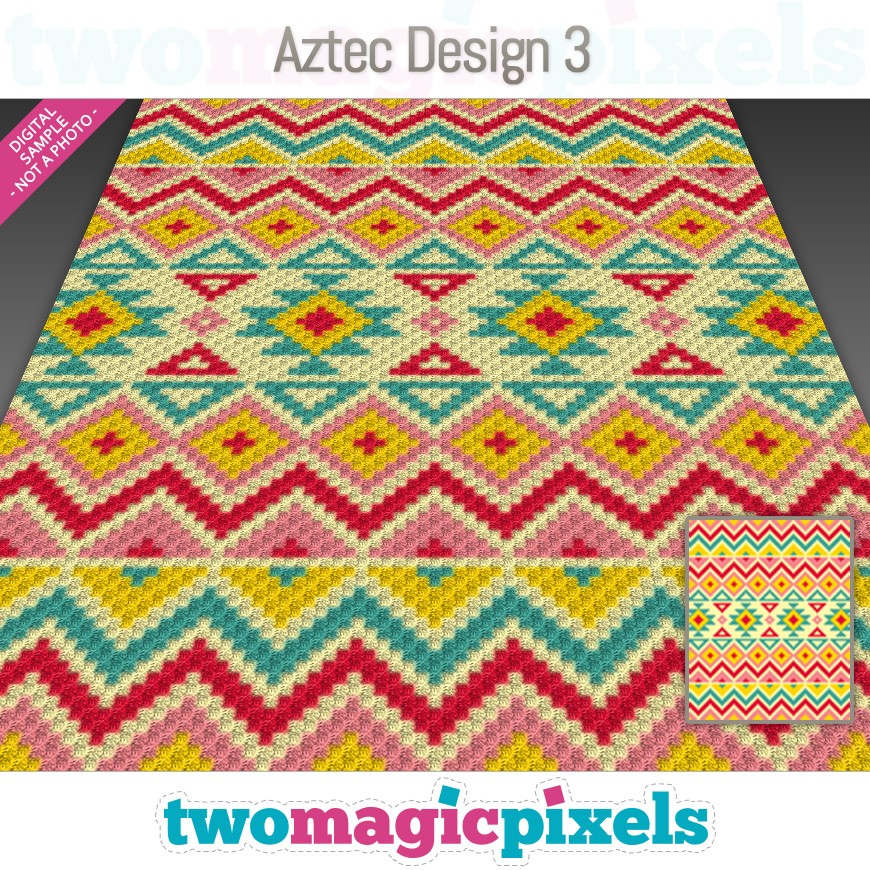 Aztec Design 3 by Two Magic Pixels