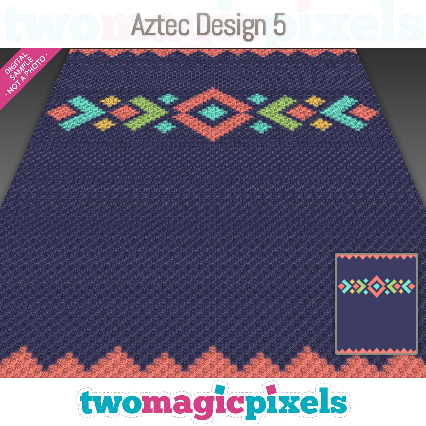Aztec Design 5 by Two Magic Pixels