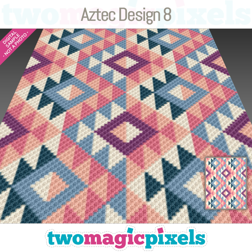 Aztec Design 8 by Two Magic Pixels