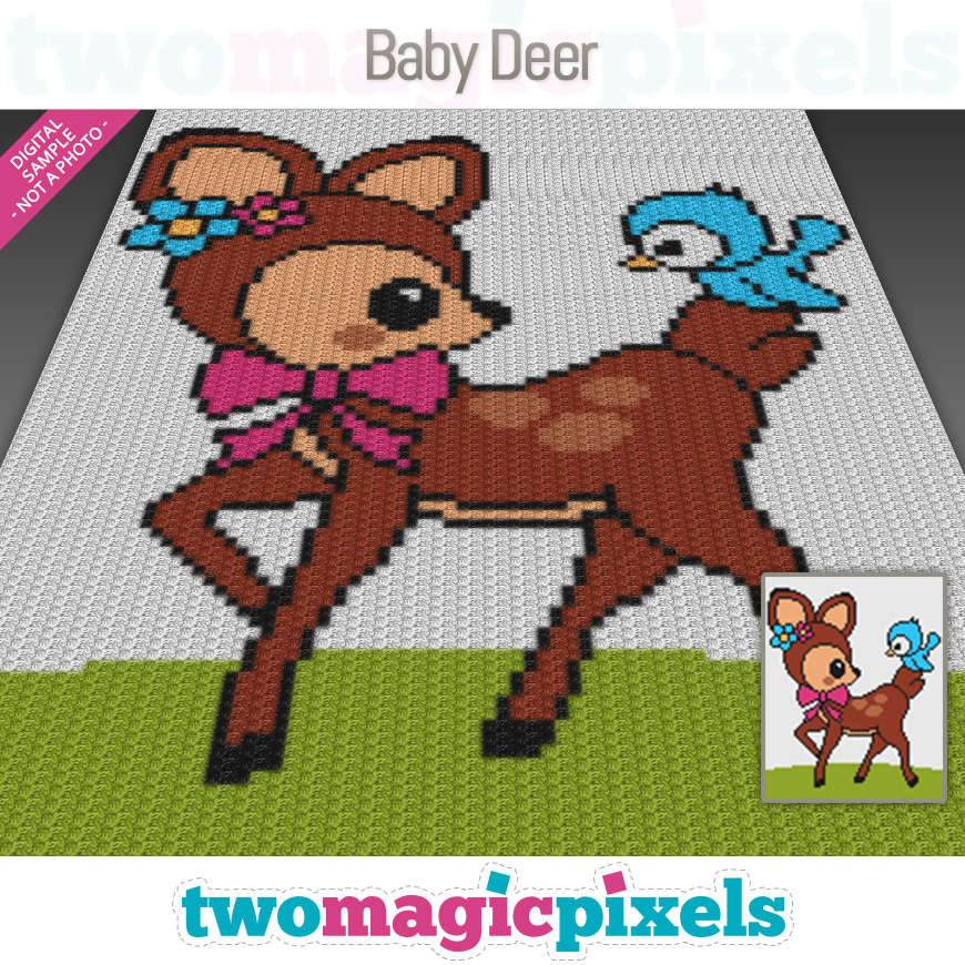 Baby Deer by Two Magic Pixels