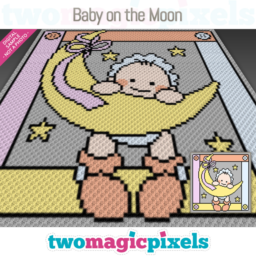 Baby on the Moon by Two Magic Pixels