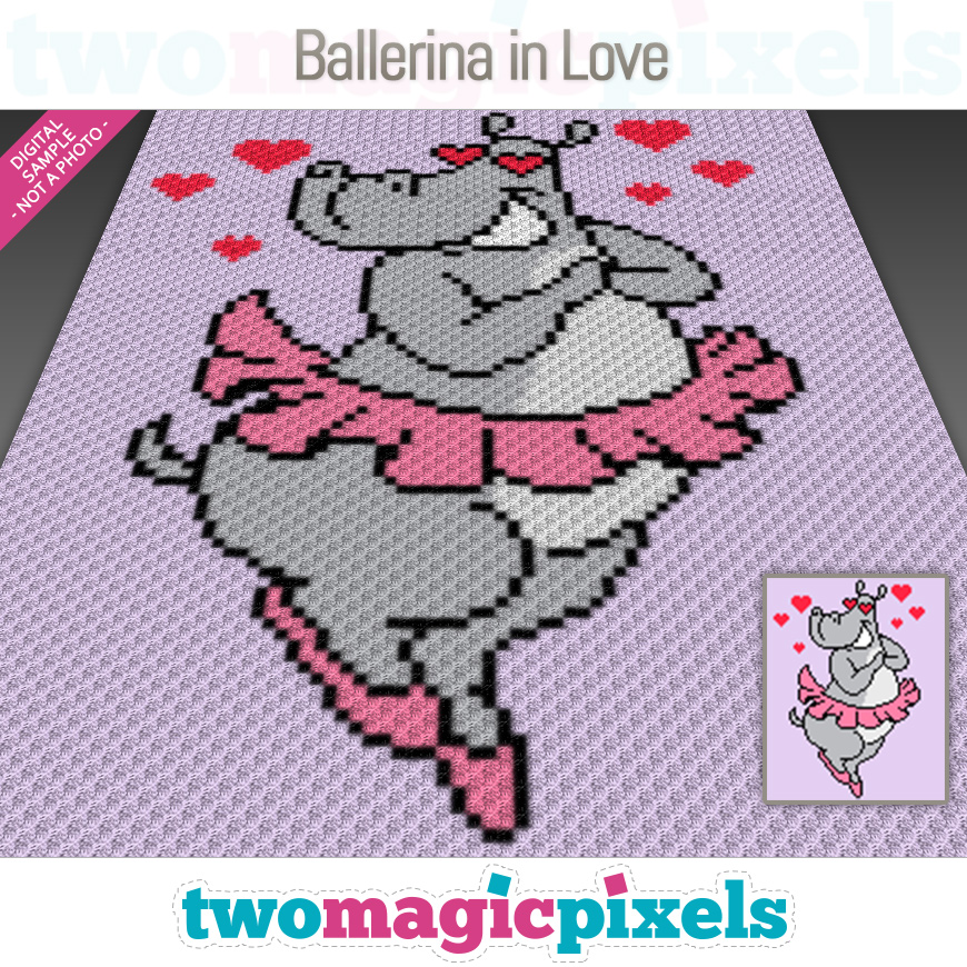 Ballerina in Love by Two Magic Pixels