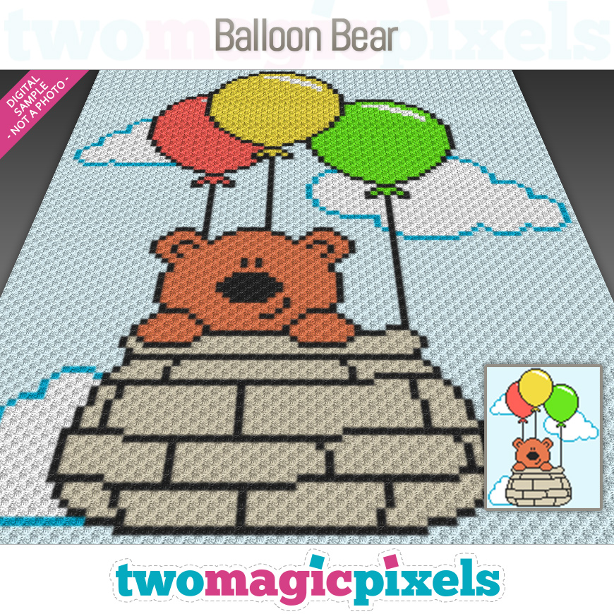 Balloon Bear by Two Magic Pixels