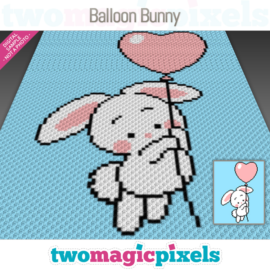 Balloon Bunny by Two Magic Pixels