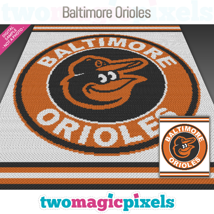 Baltimore Orioles by Two Magic Pixels