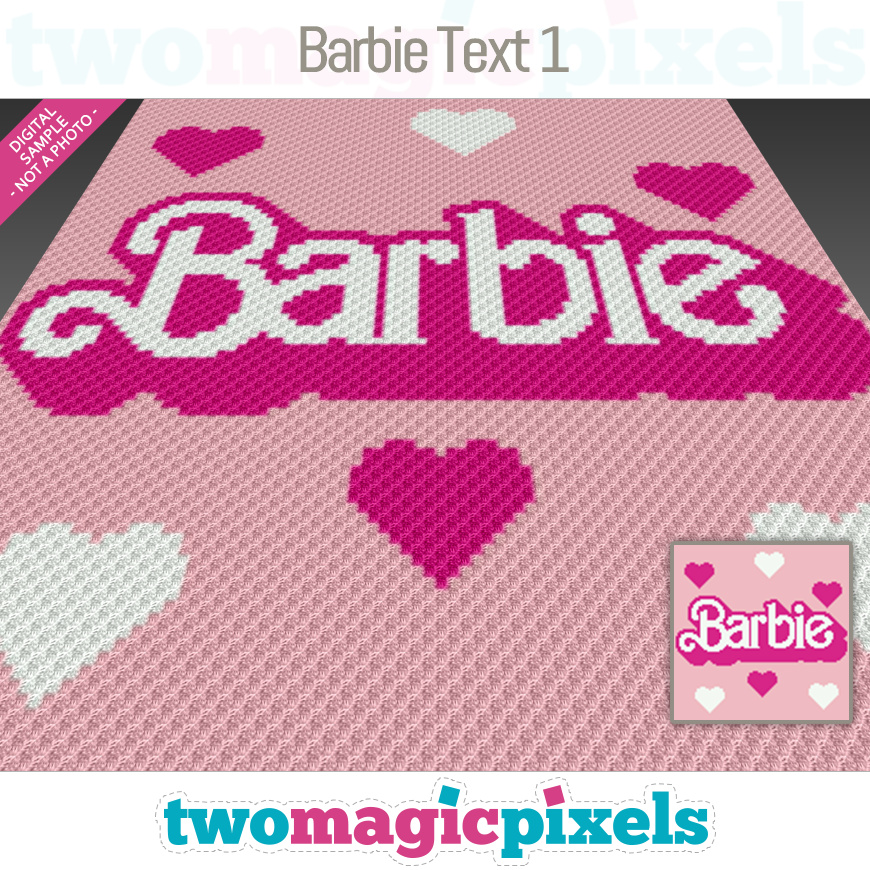 Barbie Text 1 by Two Magic Pixels