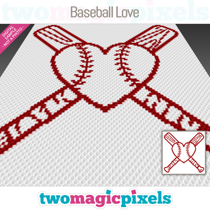 Baseball Love by Two Magic Pixels