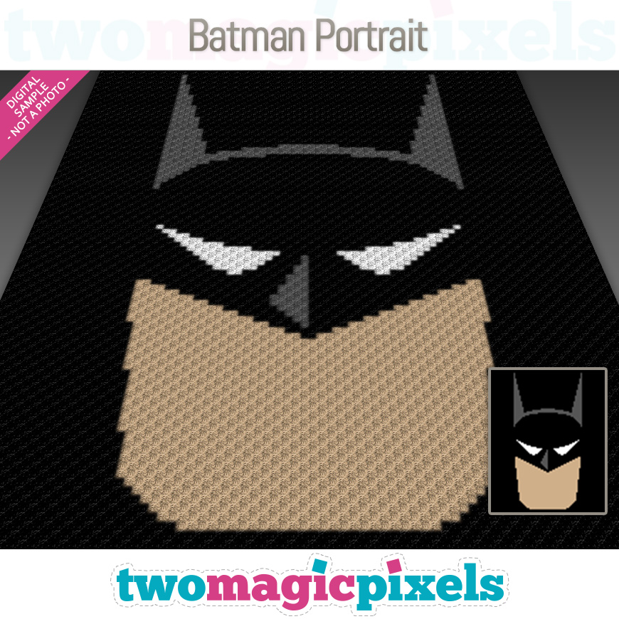 Batman Portrait by Two Magic Pixels