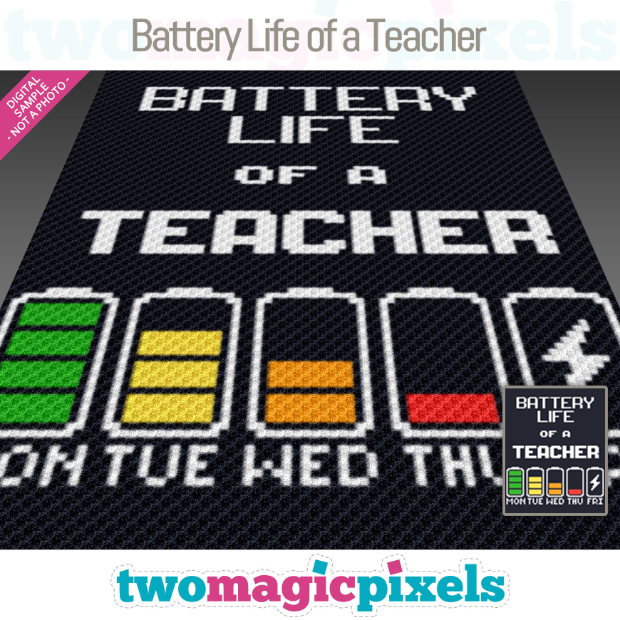 Battery Life of a Teacher by Two Magic Pixels