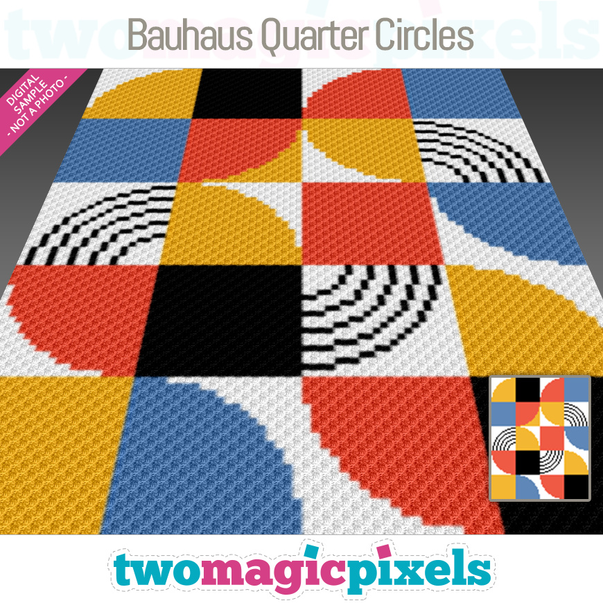 Bauhaus Quarter Circles by Two Magic Pixels