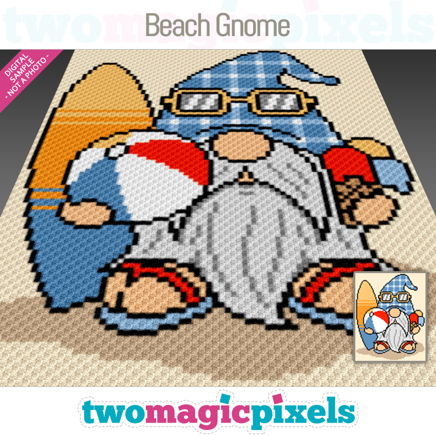 Beach Gnome by Two Magic Pixels