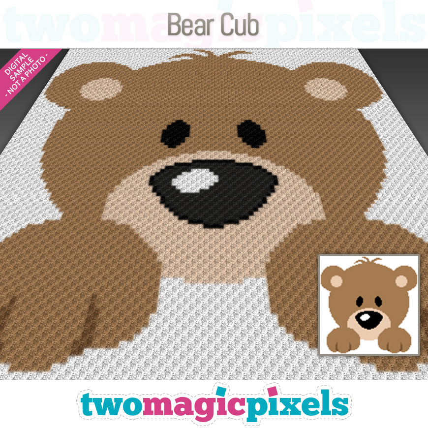 Bear Cub by Two Magic Pixels