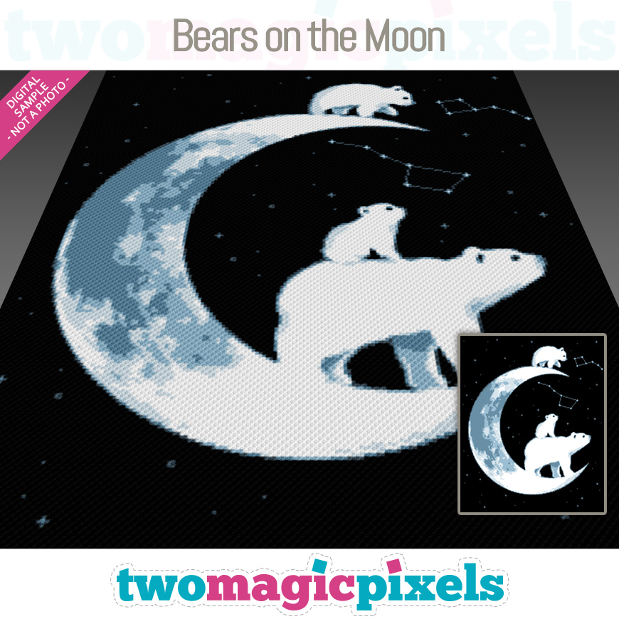 Bears on the Moon by Two Magic Pixels