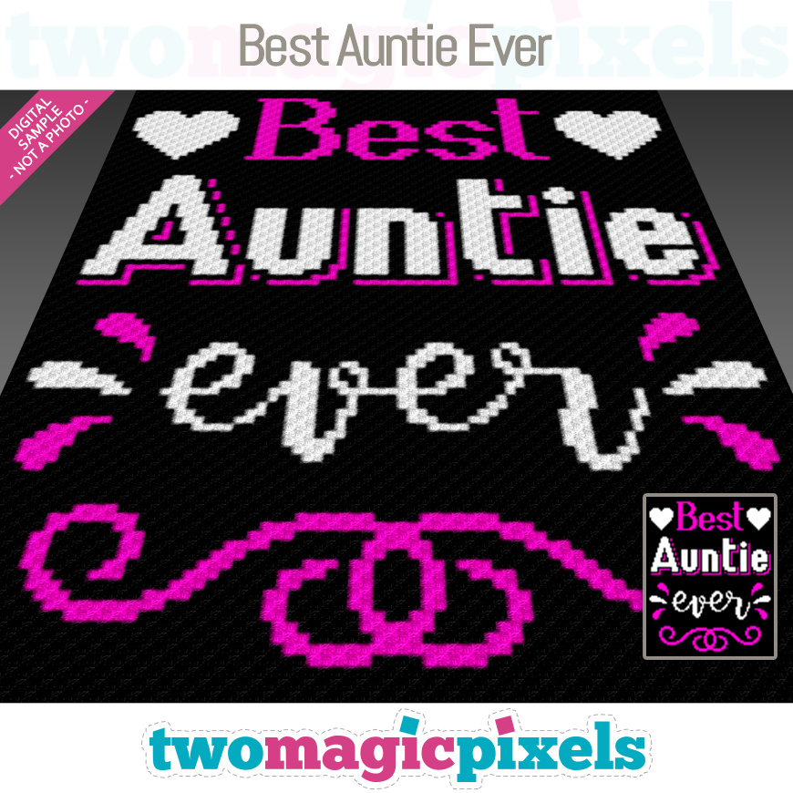 Best Auntie Ever by Two Magic Pixels