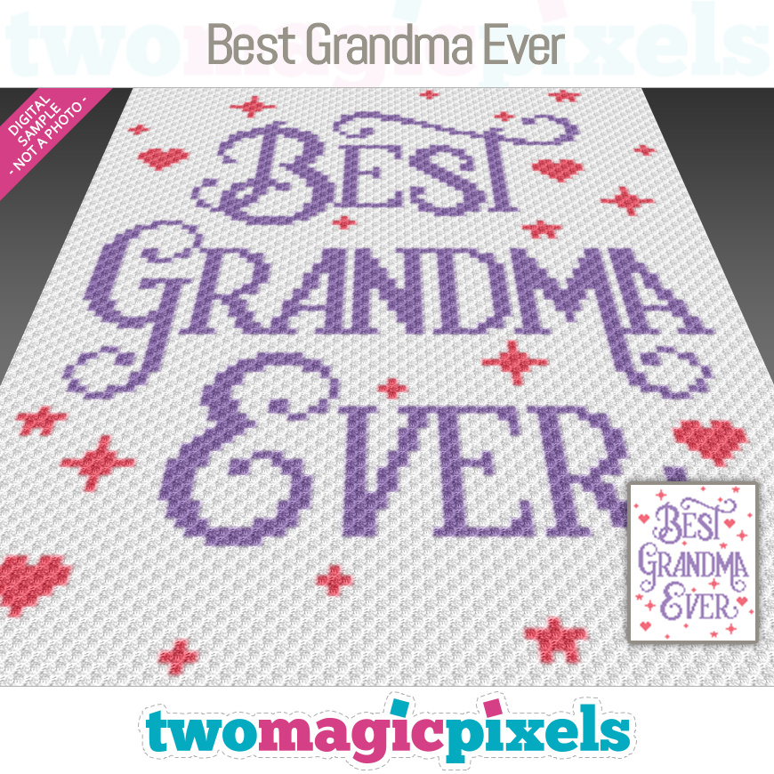 Best Grandma Ever by Two Magic Pixels