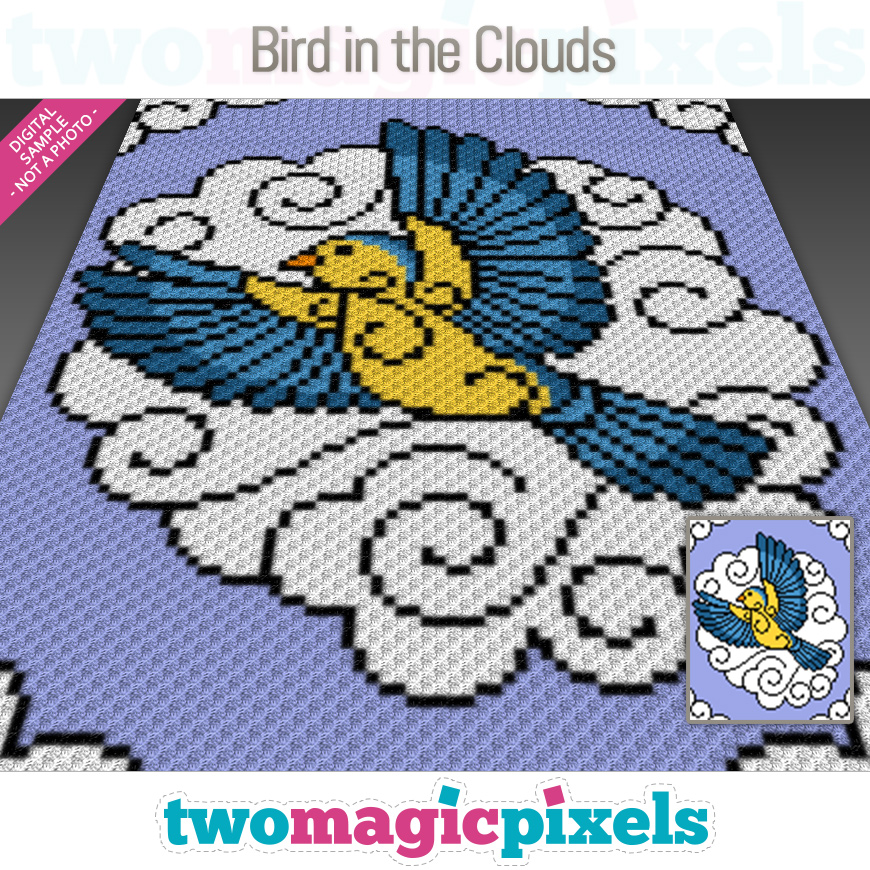 Bird in the Clouds by Two Magic Pixels