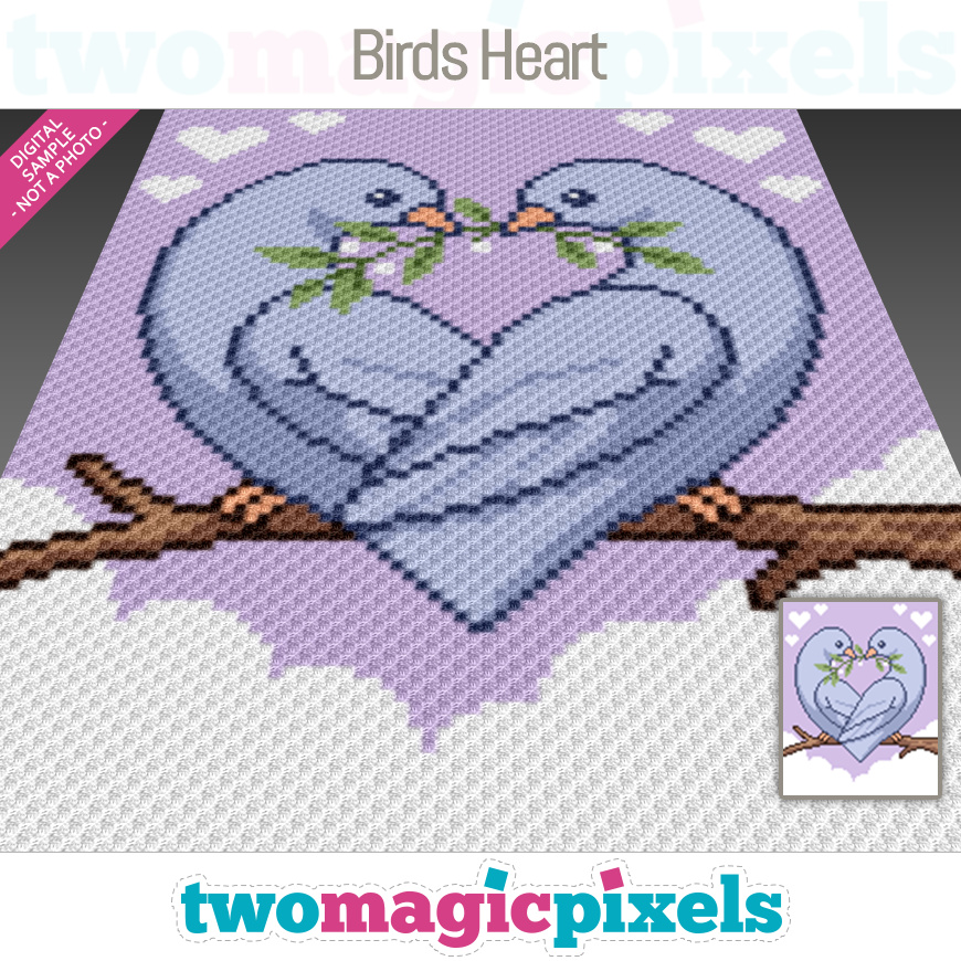 Birds Heart by Two Magic Pixels