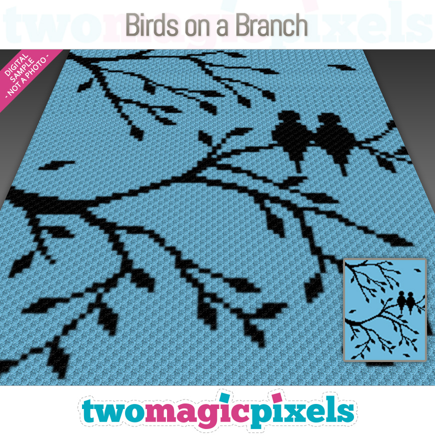 Birds on a Branch by Two Magic Pixels